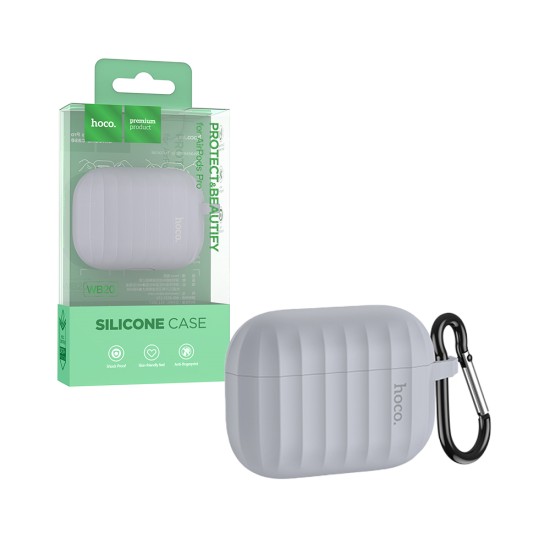 Silicone Case Hoco WB20 Fenix For Airpods Pro Grey